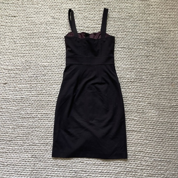 Diane Von Furstenberg Elenie Brown Suiting Midi Dress - Picture 4 of 5